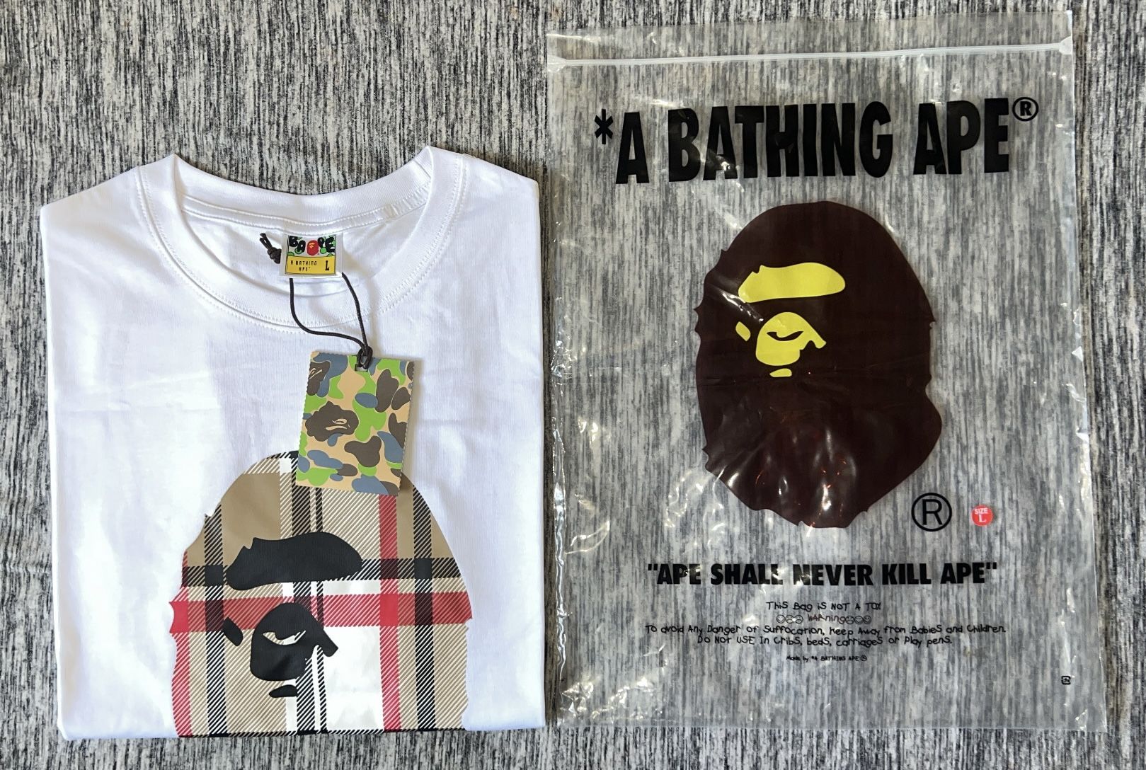 Burberry x Bape Collab T-Shirt