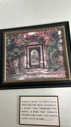 Huge garden picture