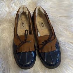 Ugg Women’s Haylie Waterproof Wool Lined Loafers