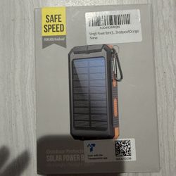 Solar Charger, 36800mAh Portable Type-C Solar Power Bank for All Cellphones, Waterproof Battery Pack, Outdoor External Backup Power Charger Three Outp