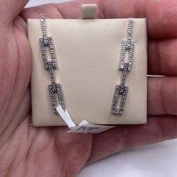 Stunning Diamond & Gold Earrings (0.62 C.t) Cert!