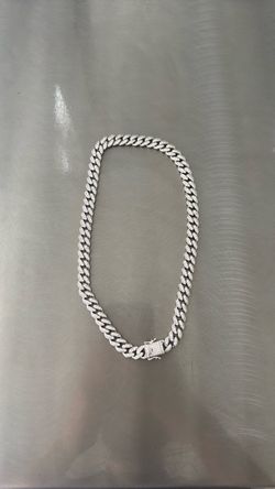 Iced Cuban Link Chain 925 Sterling Silver