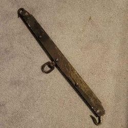 Vintage Rustic Iron Metal Plow Hitch Harness Mule Yoke Single Tree Hitch, 26"