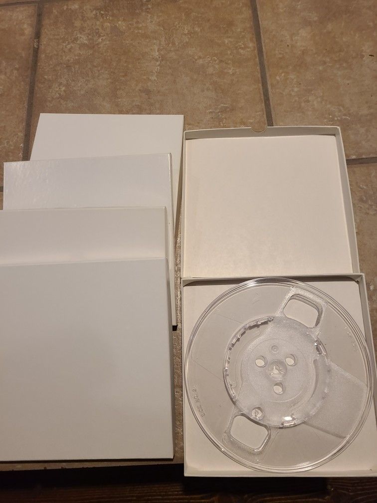 Vintage 7inch Plastic Pickup Reel For 1/4" Reel to Reel Tape Players