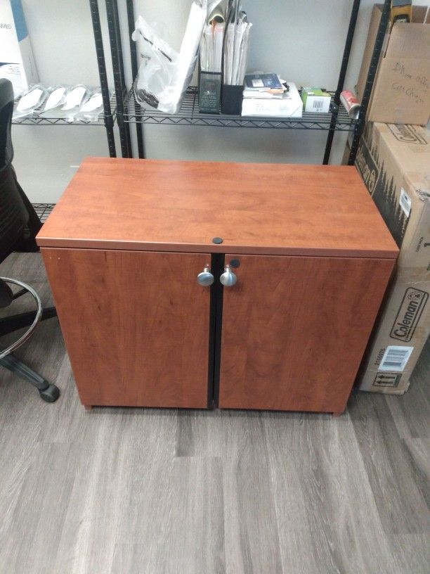 Cabinet For Storage w/Shelves Inside 35.5 W x 19.5 D x 29.5 H