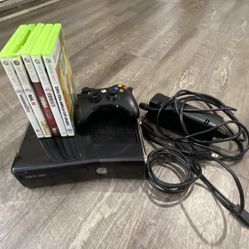 Xbox 360 Slim 250 GB Console Bundle - Controller + Games + HDMI