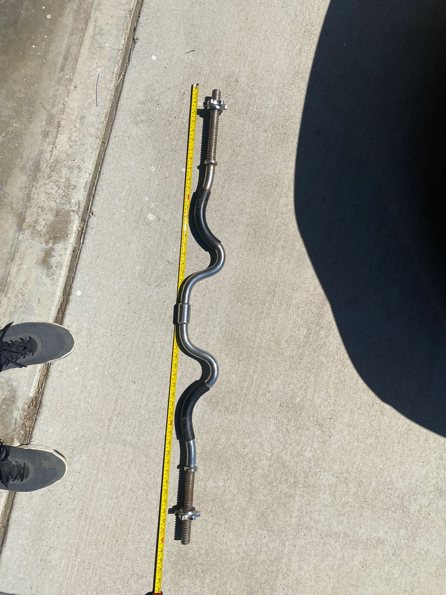 48” long curl bar ONLY (standard 1” , NOT OLYMPIC)