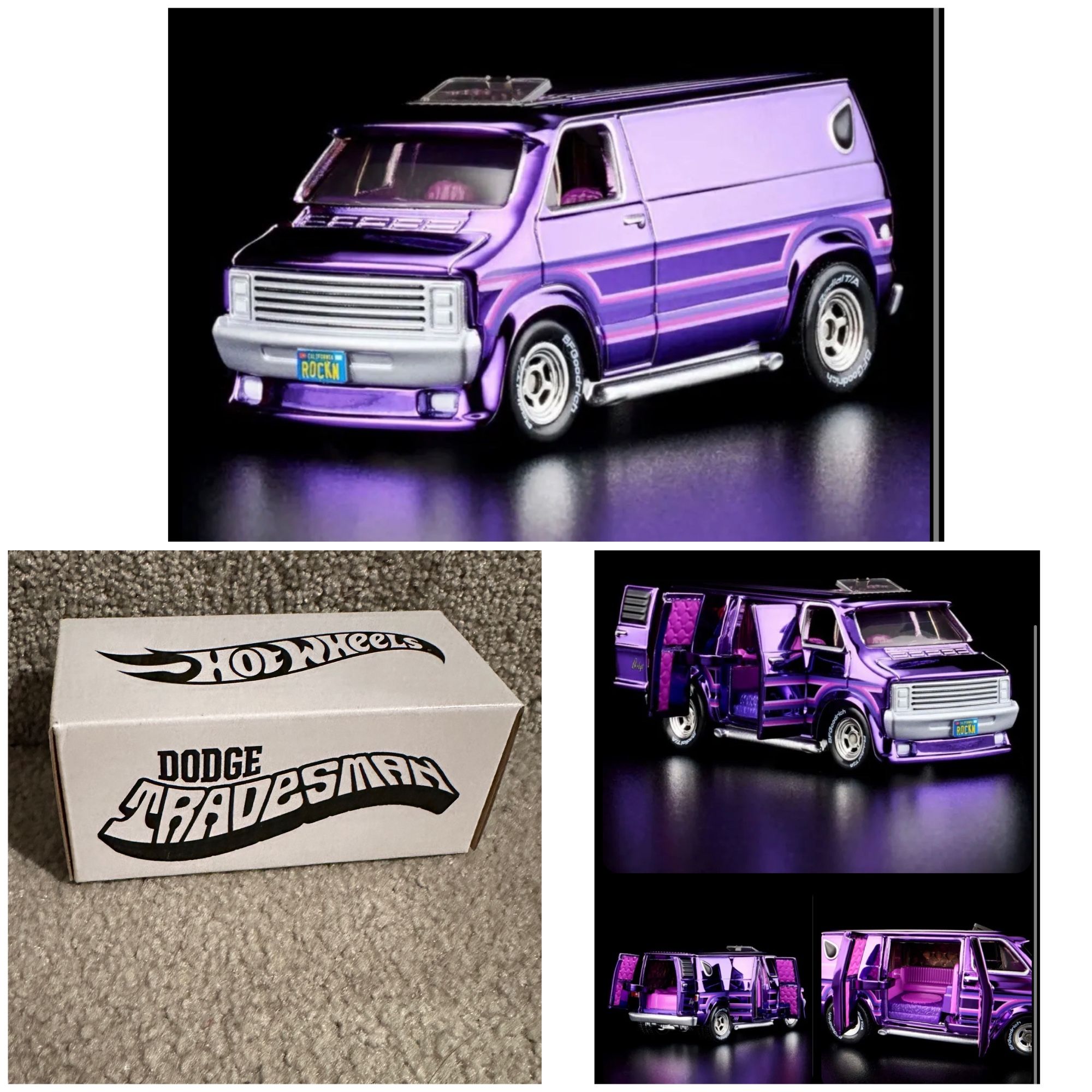 Hot Wheels RLC ‘70s Dodge Tradesman Van Collectors Exclusive - Sealed - IN HAND!