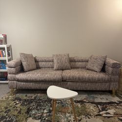 Luxury Eatonton Bouclé Sofa Couch 3 Seater Sofa for Living Room Oversized Sofa