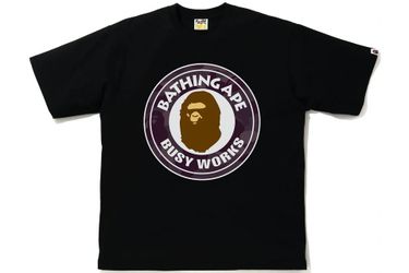 Busy Work Color Camo And Side Big Ape Head Tees