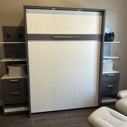 Murphy Bed - Full Size With Shelving