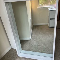 Brand new wooden mirror