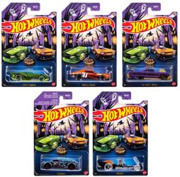 Hot Wheels 2024 Halloween Complete Set of 5 Cars (‘64 Chevy Impala & More!)