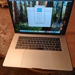 Apple MacBook Pro 15"2.6 Ghz  I7 Processor 2019 32 Gb Ram 1trb Ssd 0s Sequoia Fingerprint Very Clean With Charger 