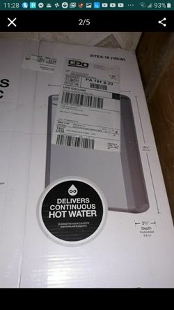 Electric water heater