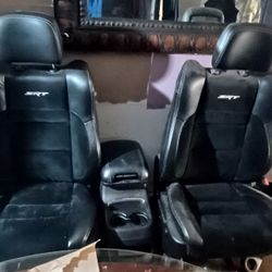 2014-2022 Jeep Grand Cherokee Srt 6.4l Rear Seats Black Leather