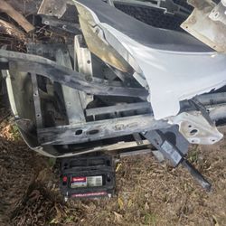 Front Clip Fir 2004 2005 Chevy Sikverado 2500 HD Head Ligths Signals All 850 W Hood 