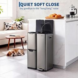 New Soft Close Trash Can 