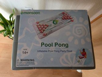 Inflatable Pool Beer Pong Table