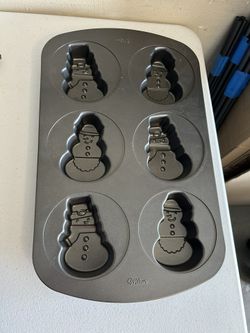 Christmas snowman Mini Muffin Pan 
