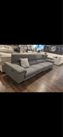 TALIN GREY II RAF POWER RECLINER WITH RATCHET HEADREST