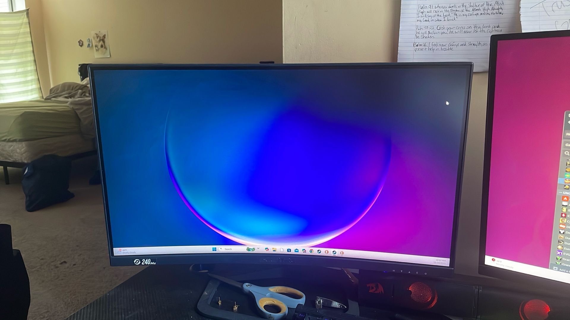 Sceptre Curved 24.5 Inch Gaming Monitor 240Hz