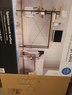 Desk With Shelves