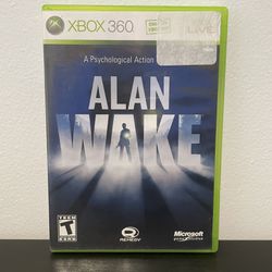 Alan Wake Xbox 360 Like New CIB w/ Manual Video Game Physiological Action RPG