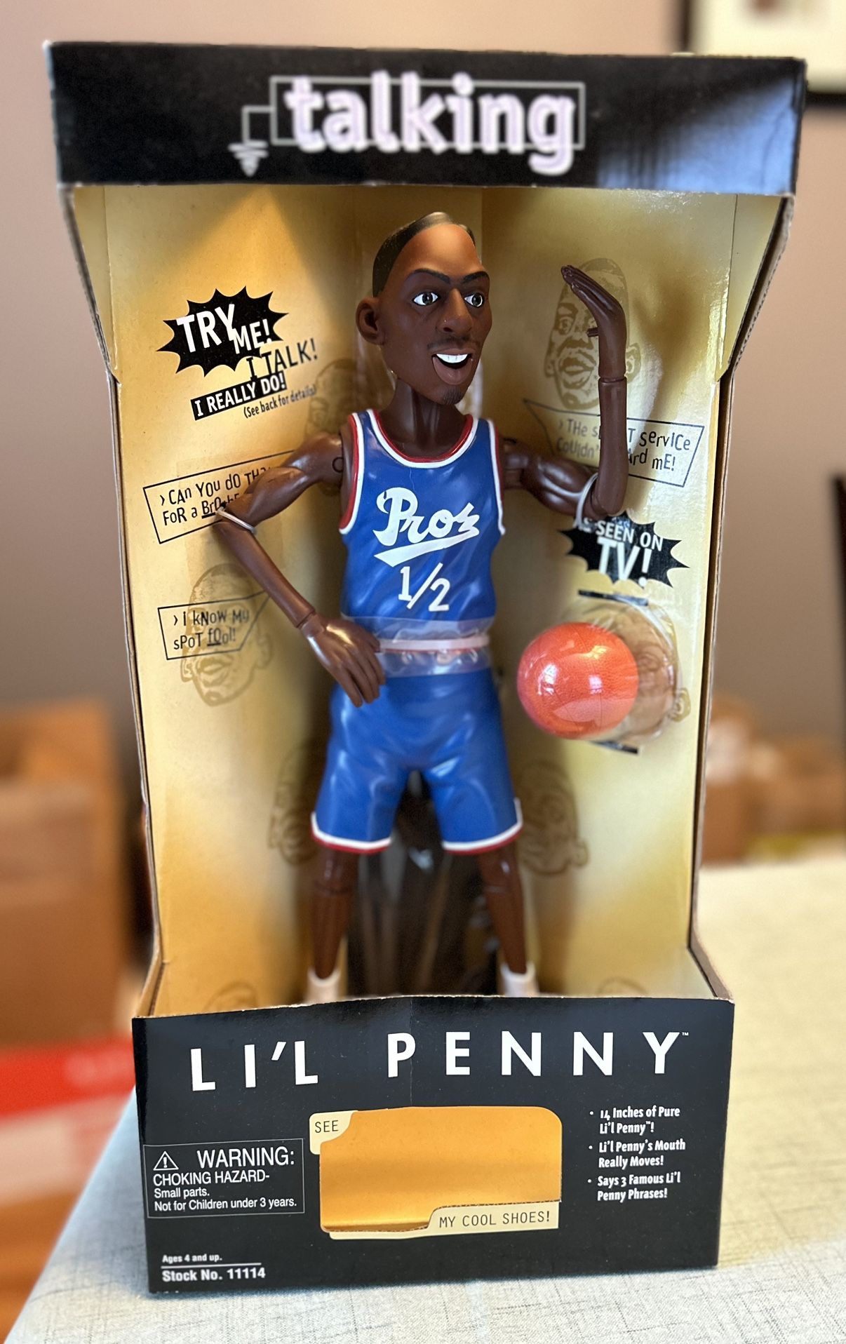 Vintage Talking Anfernee Penny Hardaway Basketball Doll