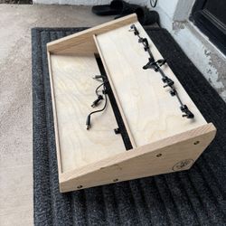 Two Tier  Guitar Pedal Board With Routed Power Supply