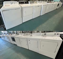 HUGE VARIETY OF ELECTRIC/GAS DRYERS- GREAT SHAPE