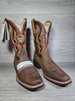 Ariat Men’s Stonebrook Performance Western Boots. Size 8.5 EE Wide New In Box