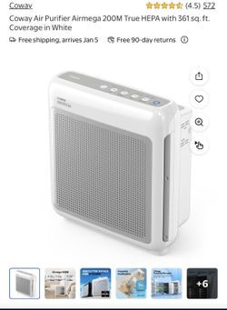 Coway Air Purifier Airmega 200M True HEPA ($130)