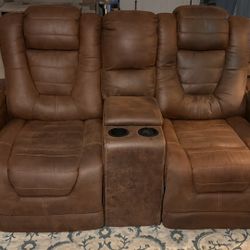 PERFECT CONDITION Power Sofa + Loveseat