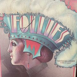 Vintage Follies Poster 1990 Print Hand-Signed Edward Byrd