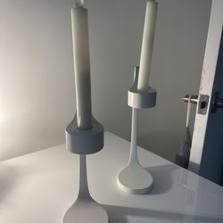 Candle and holder