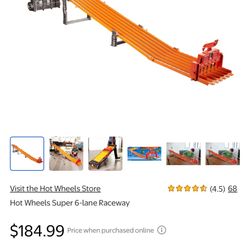 Hot Wheels Super 6 Lane Raceway - Excellent like new Condition 