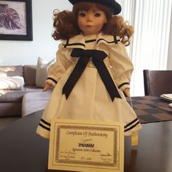 porcelain doll - original box