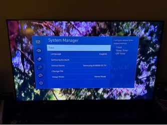 55” Samsung AU8000 Smart TV