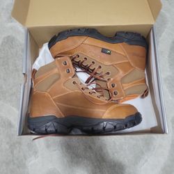 Hytest safety shoes steel toe. Men Size 10.5