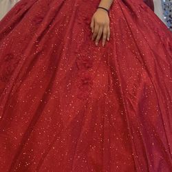 Red Quinceañera Dress