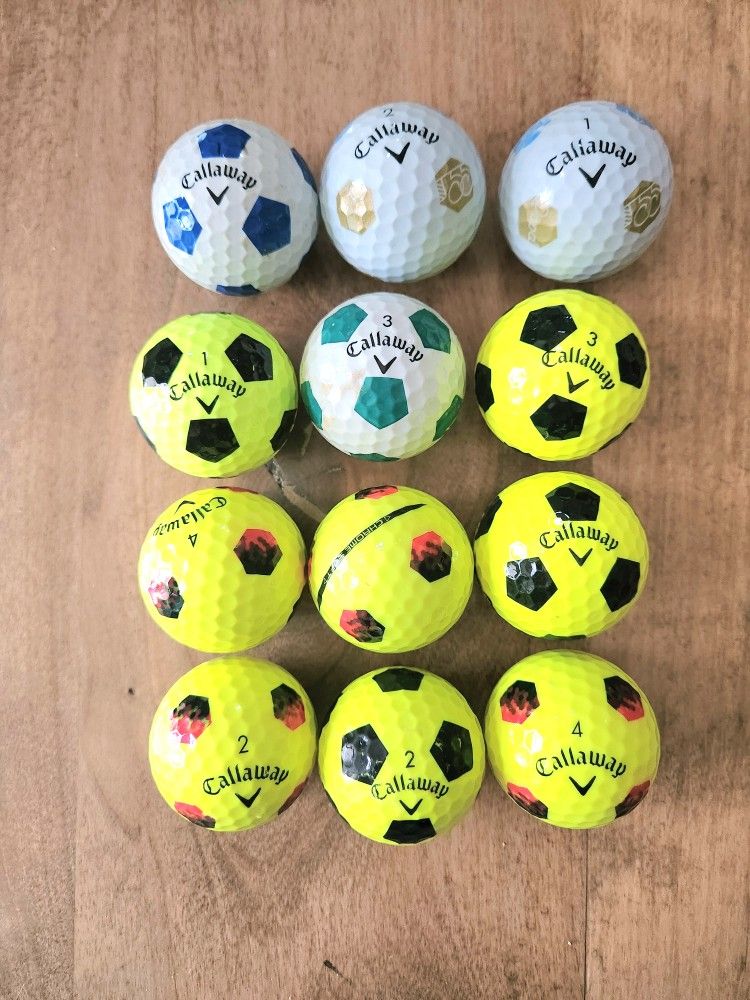 Callaway Soccer Golf Balls 