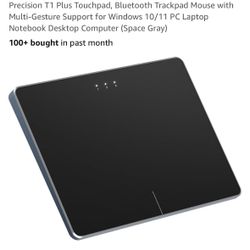 ProtoArc Wireless Trackpad for Windows10/11, High Precision T1 Plus Touchpad, Bluetooth Trackpad Mouse with Multi-Gesture Support for Windows 10/11 PC