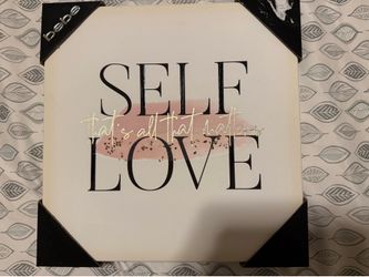 Brand New - SelfLove Canvas Wall Art