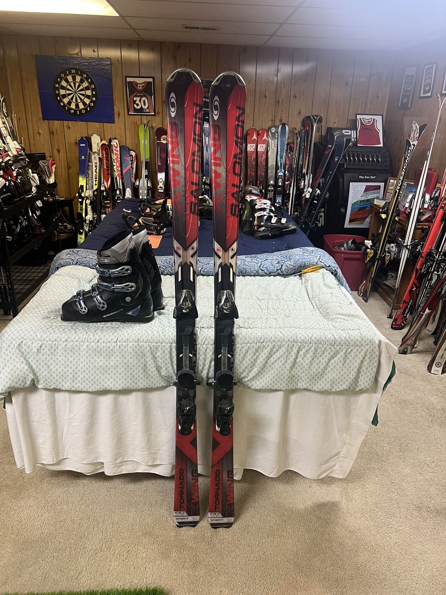 Salomon Ski Package With Boots And Bindings