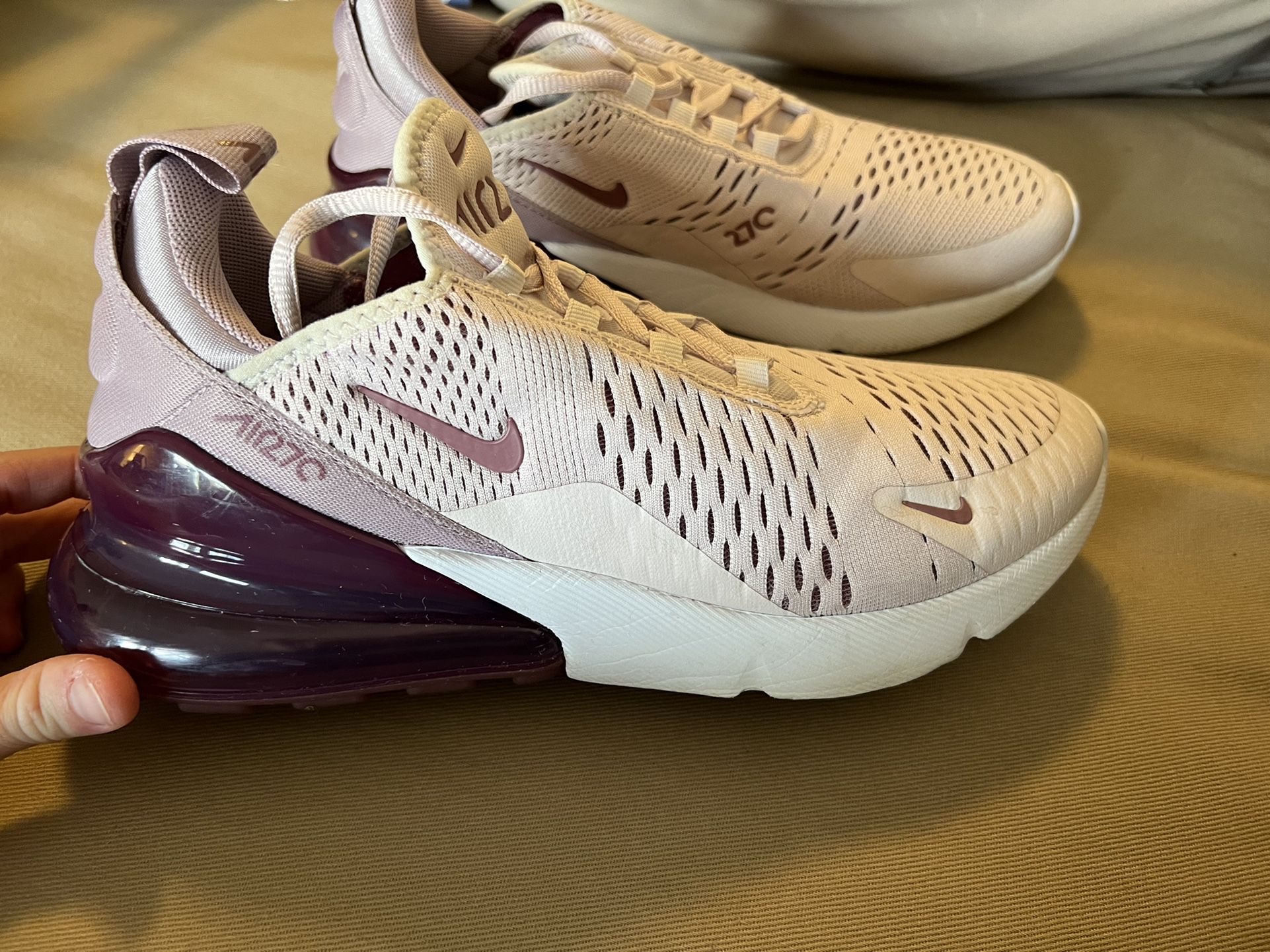 Pre-owned Nike Air Max 720 Barely Rose (women's) In Barely Rose/plum  Chalk/plum Dust