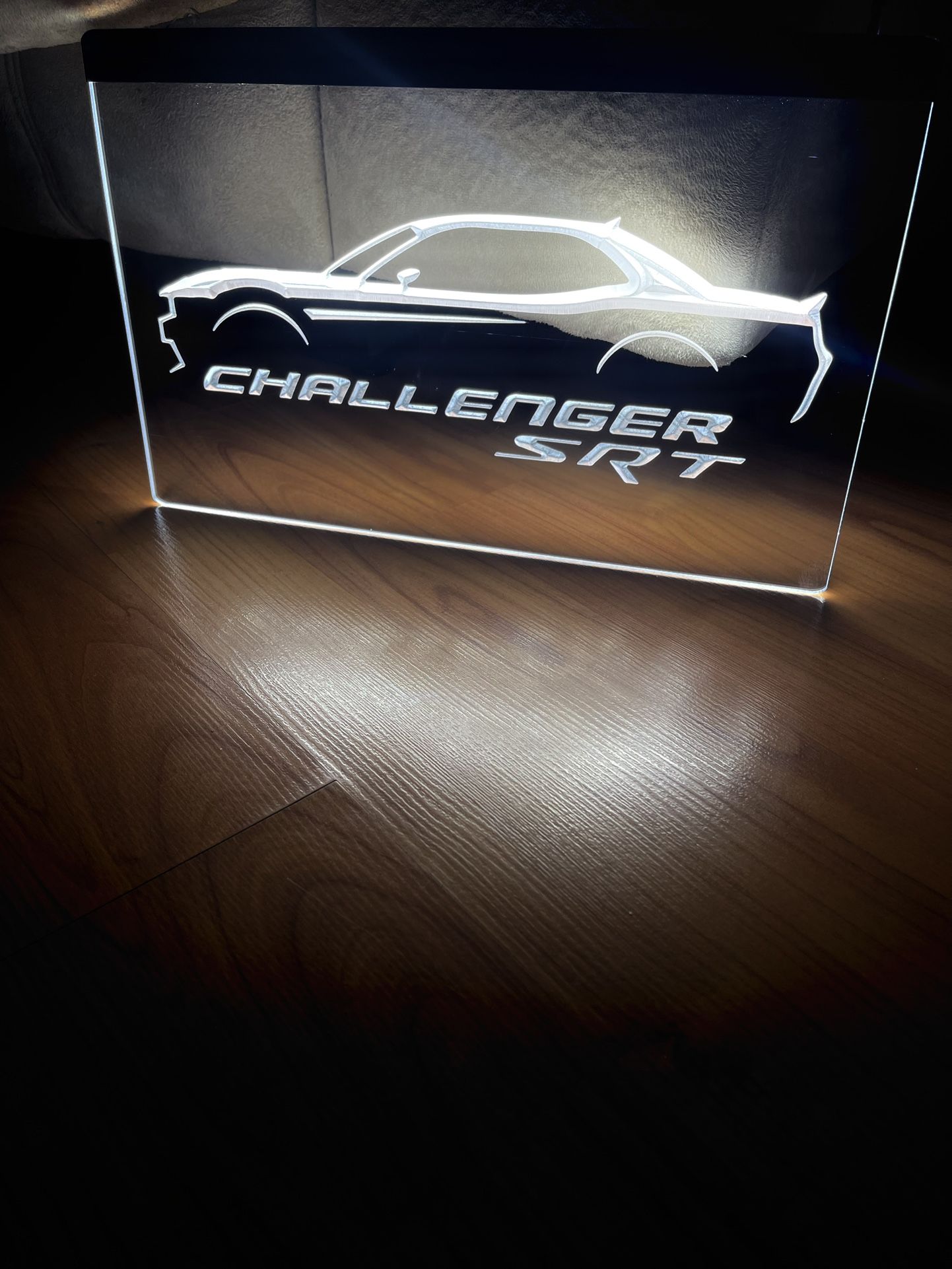 CHALLENGER SRT LED NEON LIGHT SIGN 8x12
