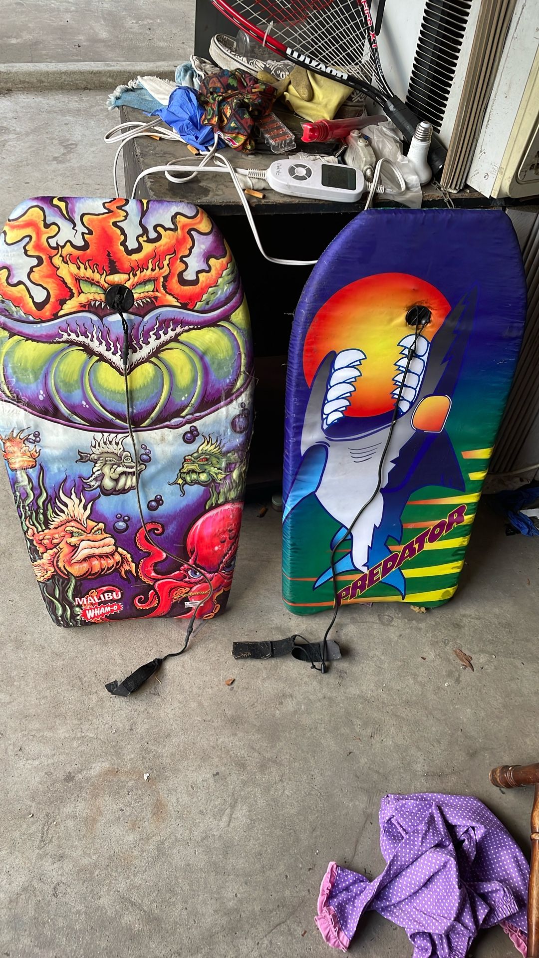 Surfing Boogie Board