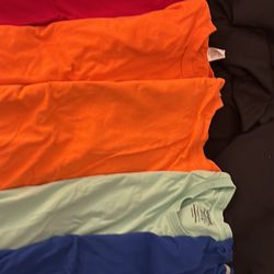 Colorful t-shirts
