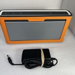 Bose SoundLink  III Bluetooth Speaker 414255 w/ OEM Power Supply & Orange Cover